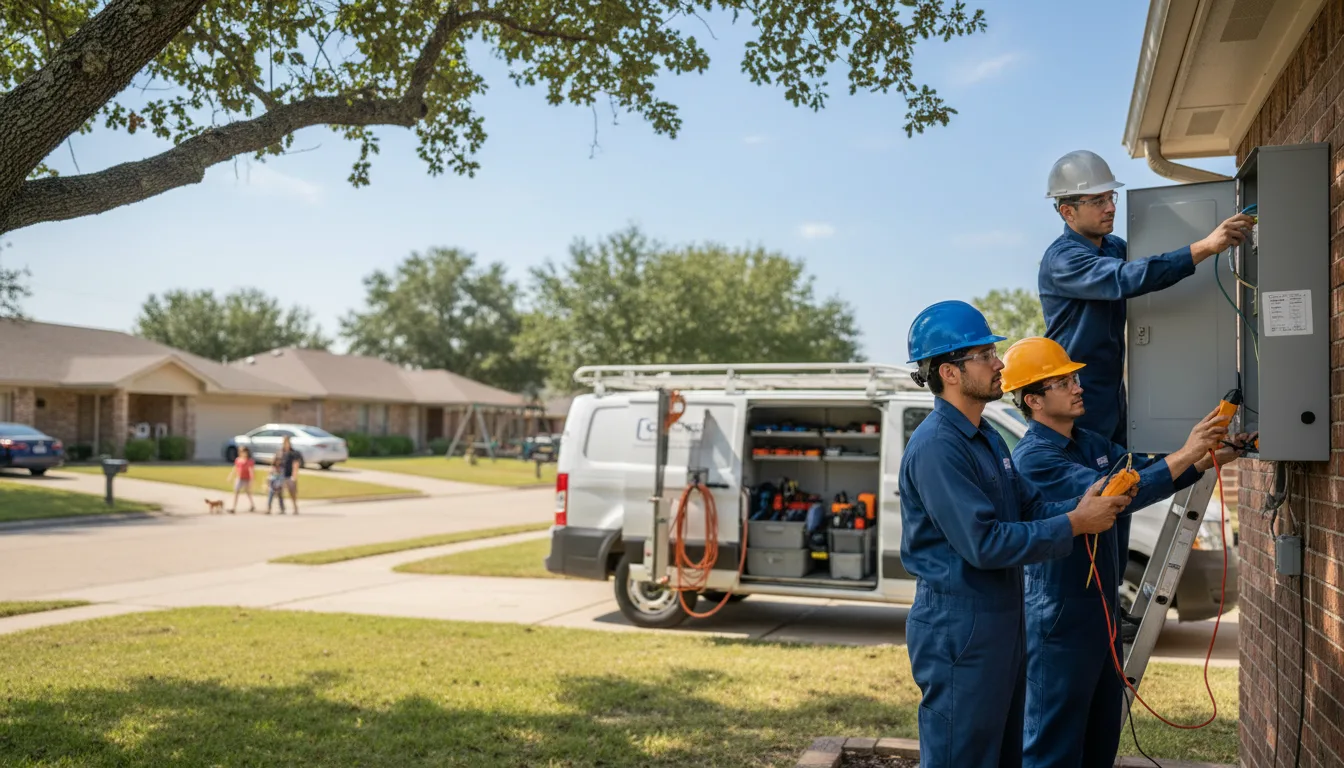 Certified electrician providing emergency electrical services in Looneyville, WV